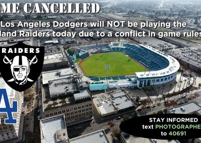 No Game Today Chuckchansi Park by Marc Blake Photography & Video Production